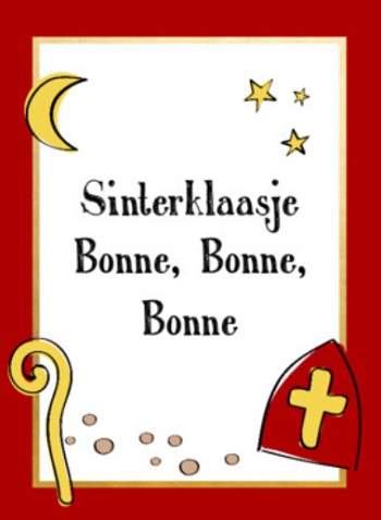 Spreuk Sinterklaas